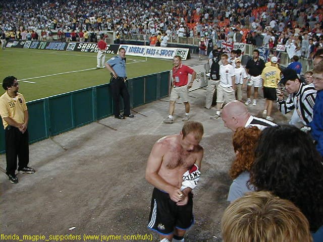 Alan Shearer is the only player who stops...